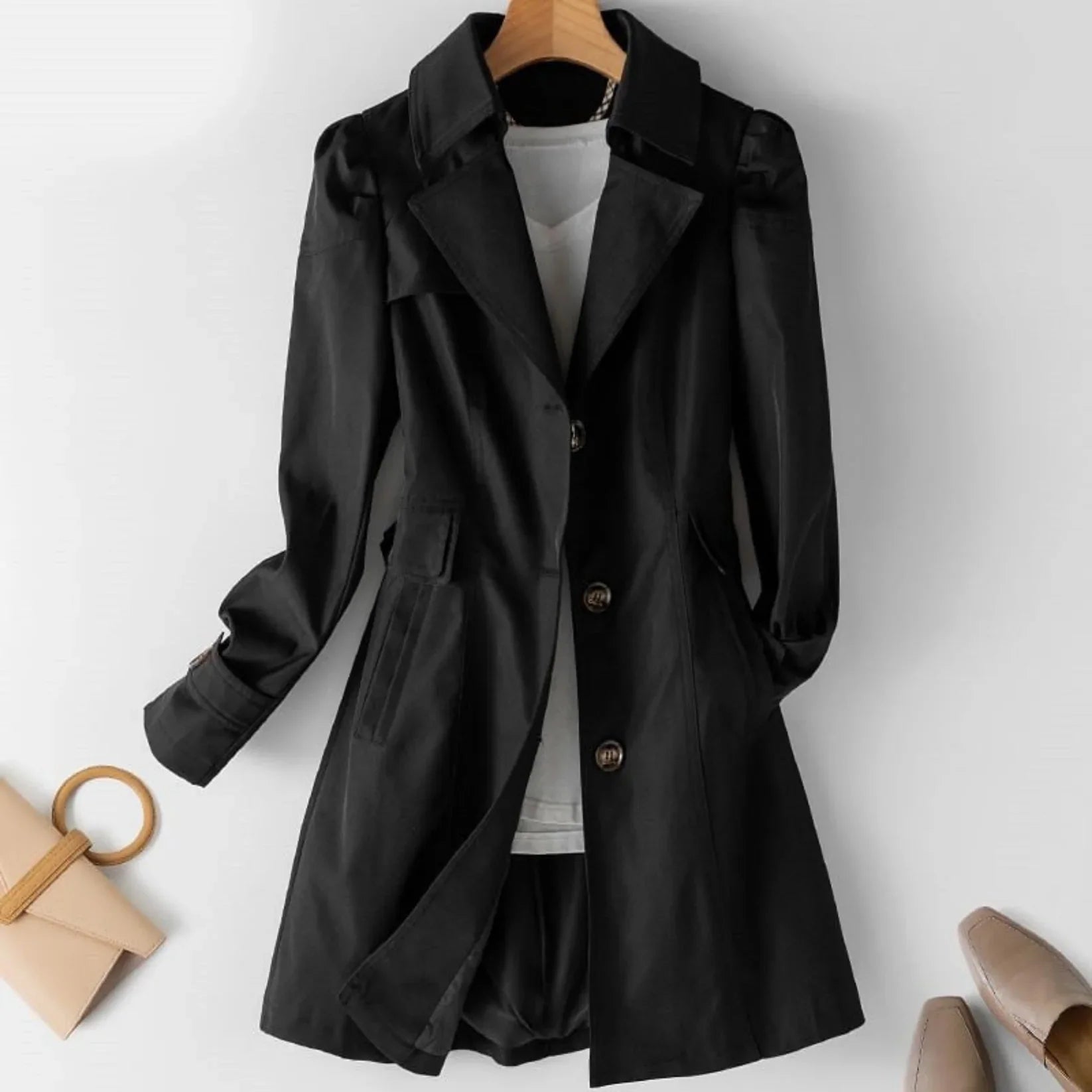 Women’s Trench Coat | Classic Double Breasted
