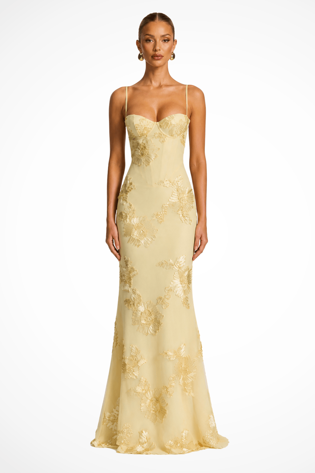 Women's Dress | Maxi Floral Embroidered Wedding Guest