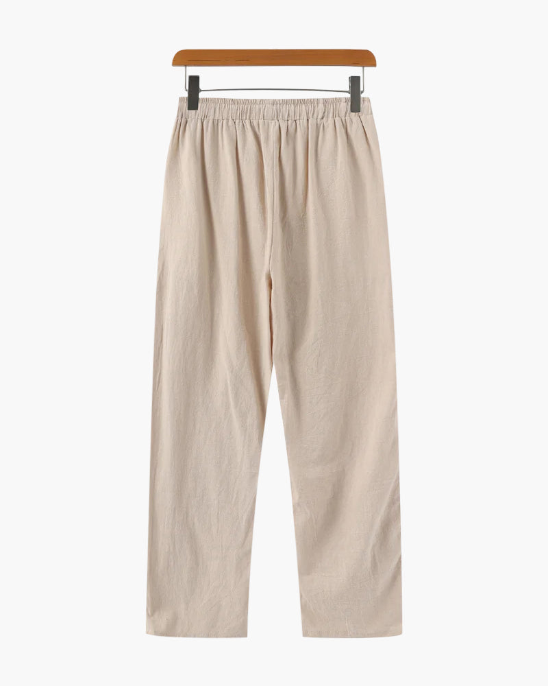 Men’s Drawstring Trousers | Relaxed Fit Summer Casual Aesthetic