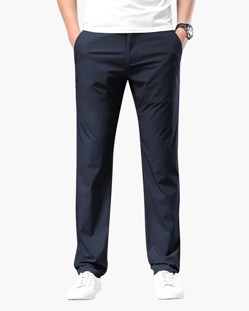 Men’s Chino Trousers | Straight Fit & Zip Closure