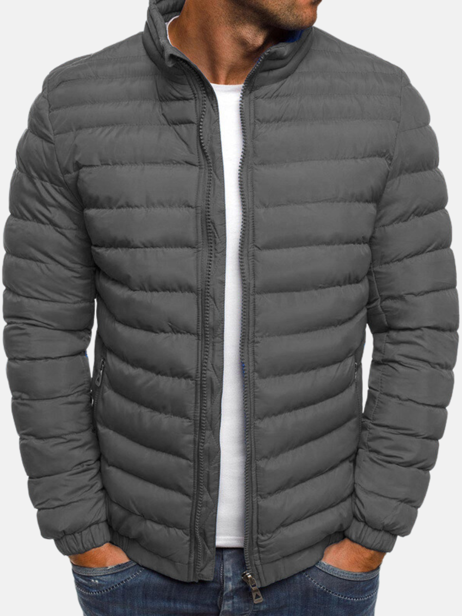 Men’s Quilted Jacket | Lightweight Puffer Zip