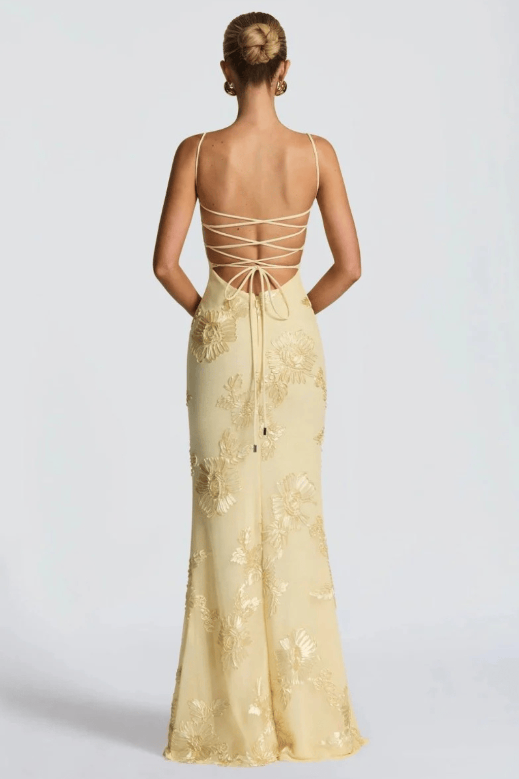 Women's Dress | Maxi Floral Embroidered Wedding Guest