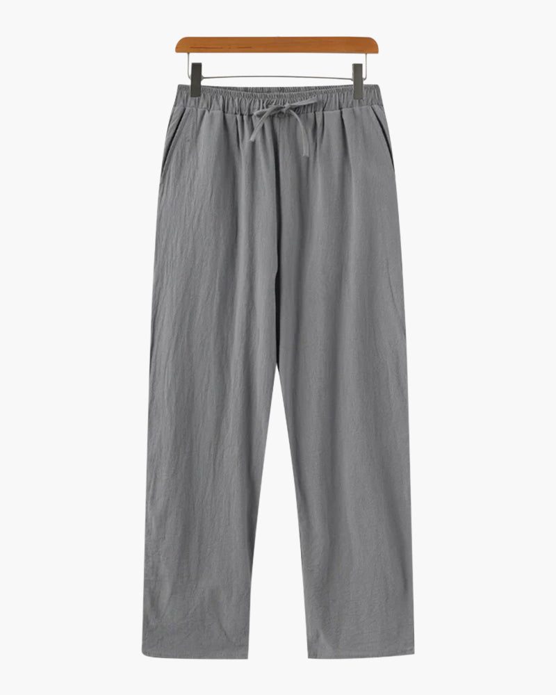 Men’s Drawstring Trousers | Relaxed Fit Summer Casual Aesthetic
