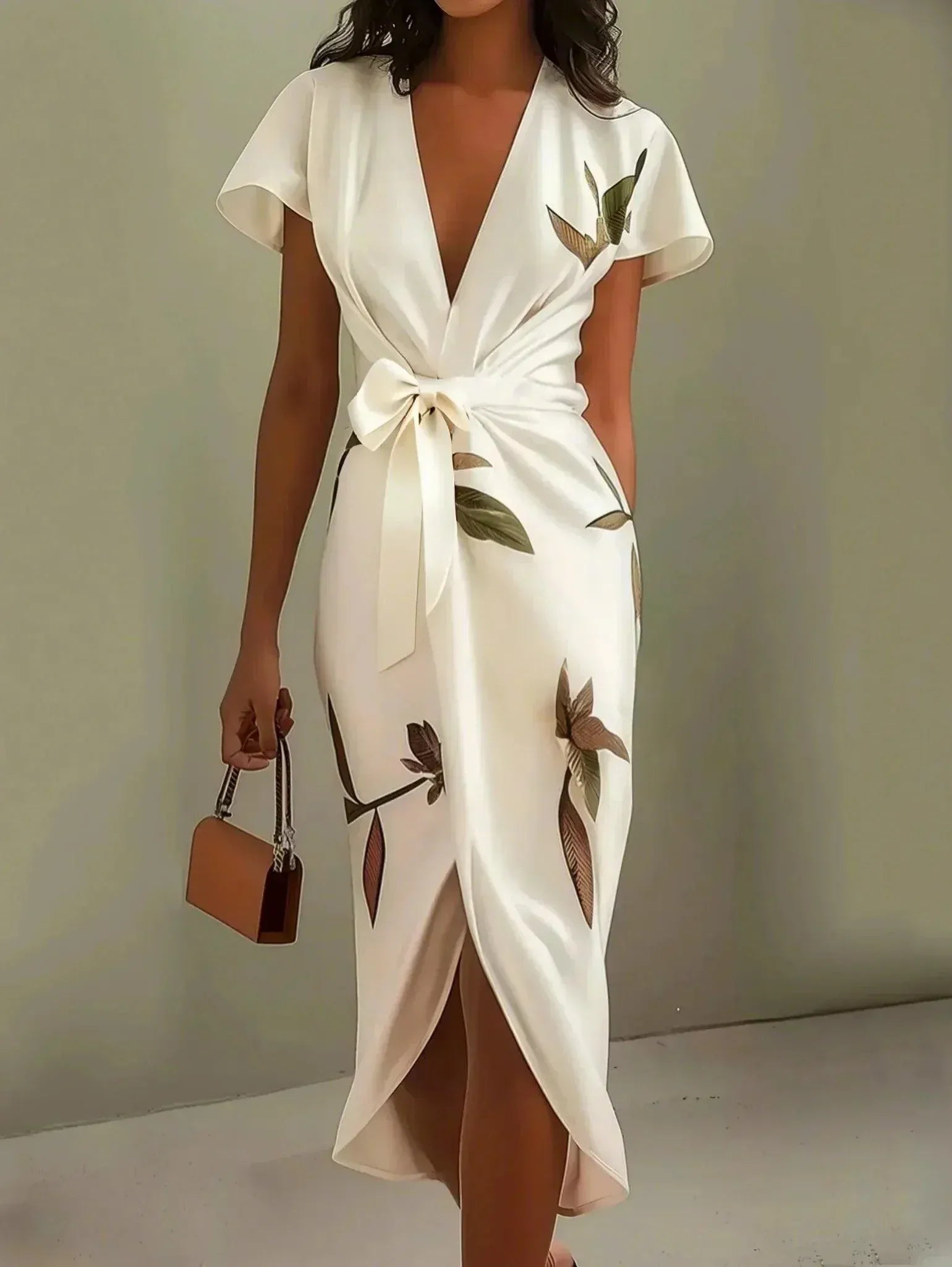 Women's Dress | Belt Wrap Midi