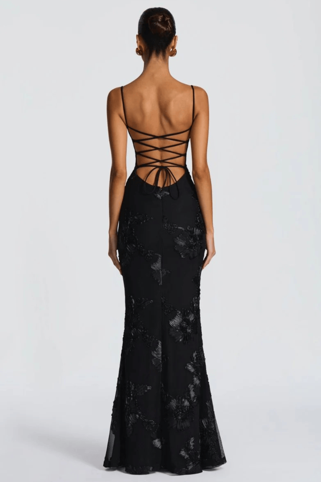 Women's Dress | Maxi Floral Embroidered Wedding Guest