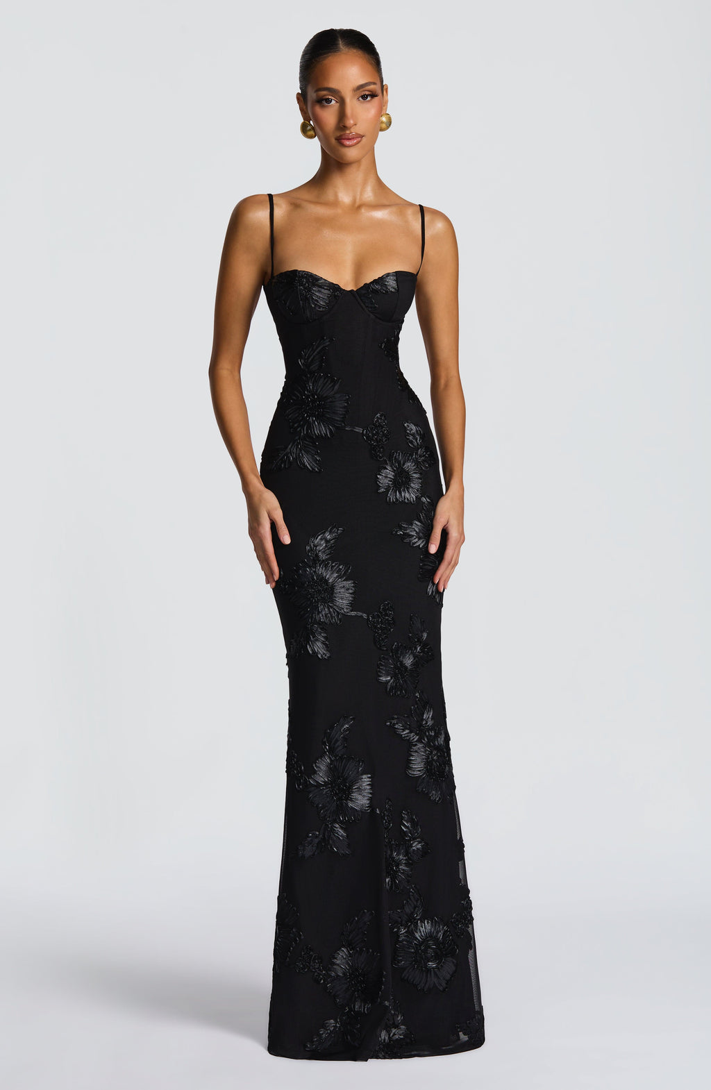 Women's Dress | Floral Corset Formal Maxi