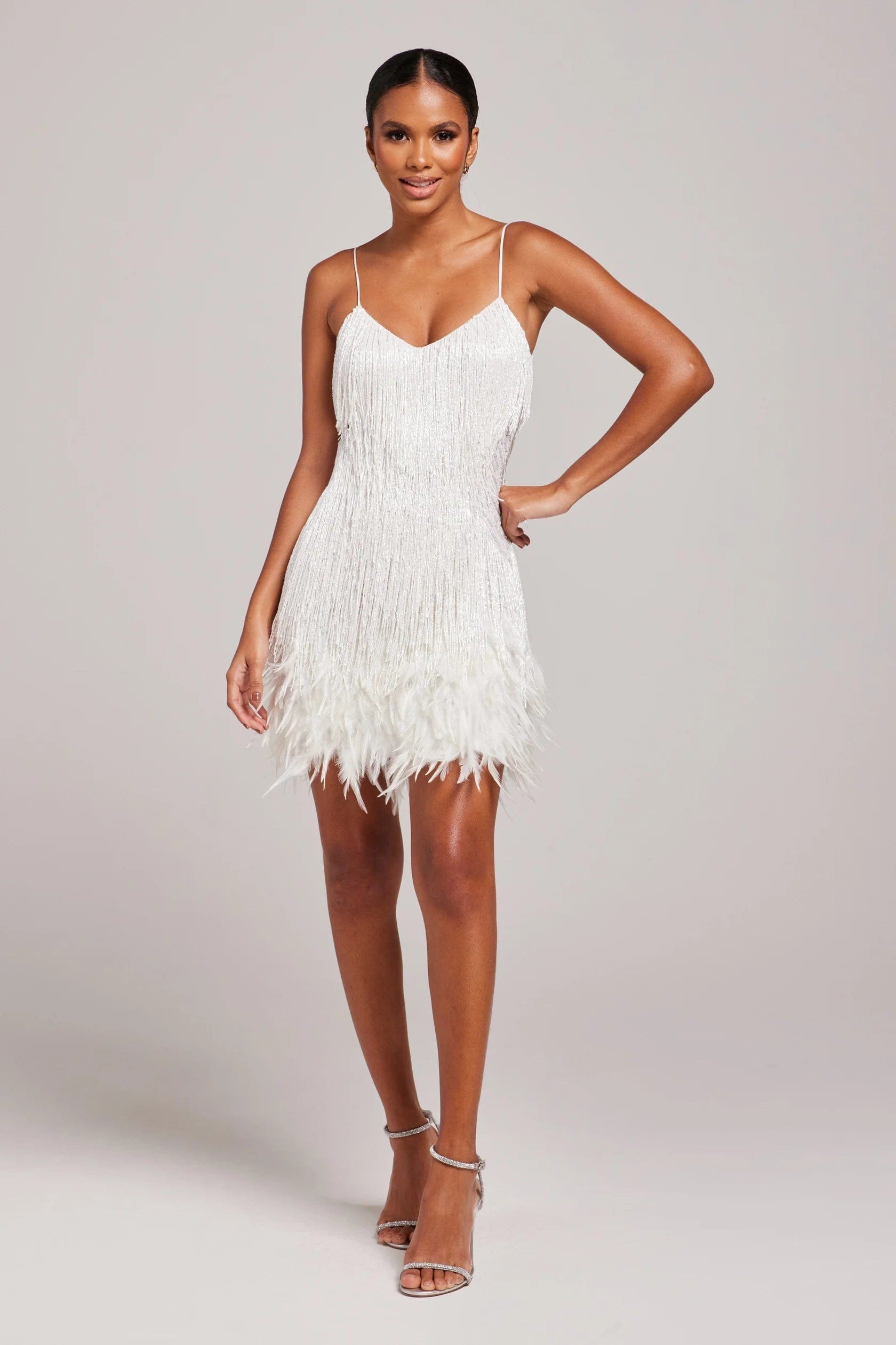 Women's Sleeveless Summer Dress | Fringe & Feather Hem