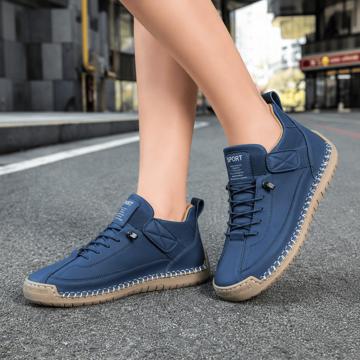 Women's Lace-Up Casual Trainers | Low Top
