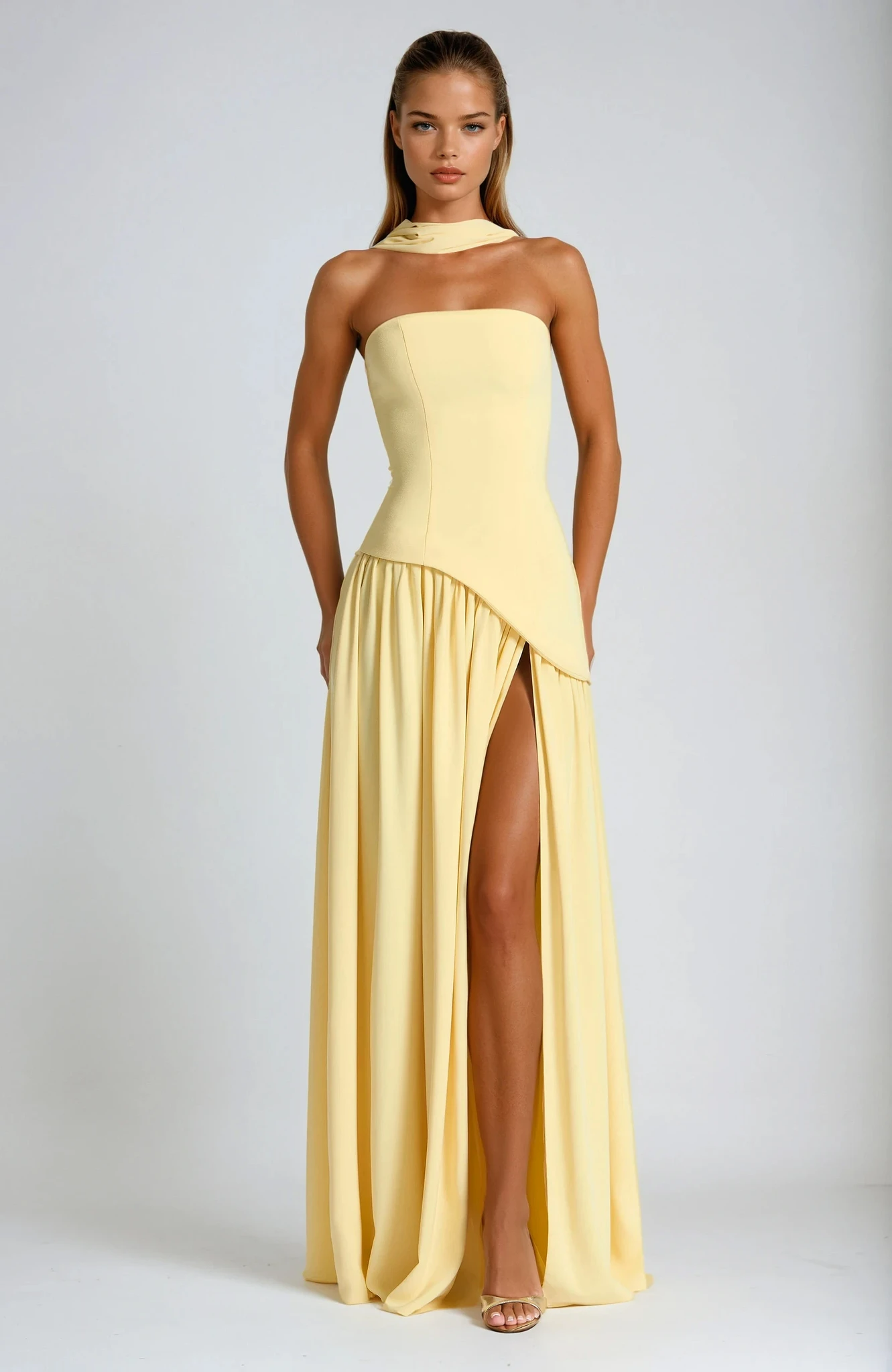 Women’s Maxi Dress | Elegant Summer Evening High Slit Style
