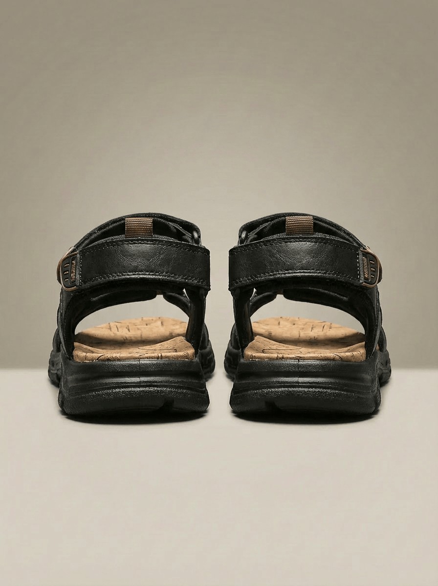 Men’s Adjustable Double Strap Sandals | Open Toe