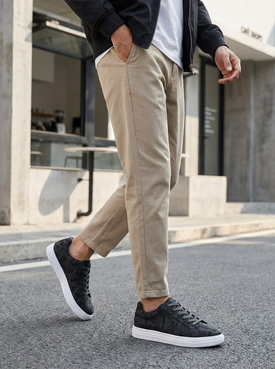 Men’s Classic Low Top Casual Sneakers | Lace Up
