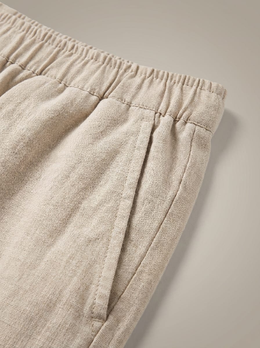 Men’s Drawstring Relaxed Fit Summer Trousers | Casual