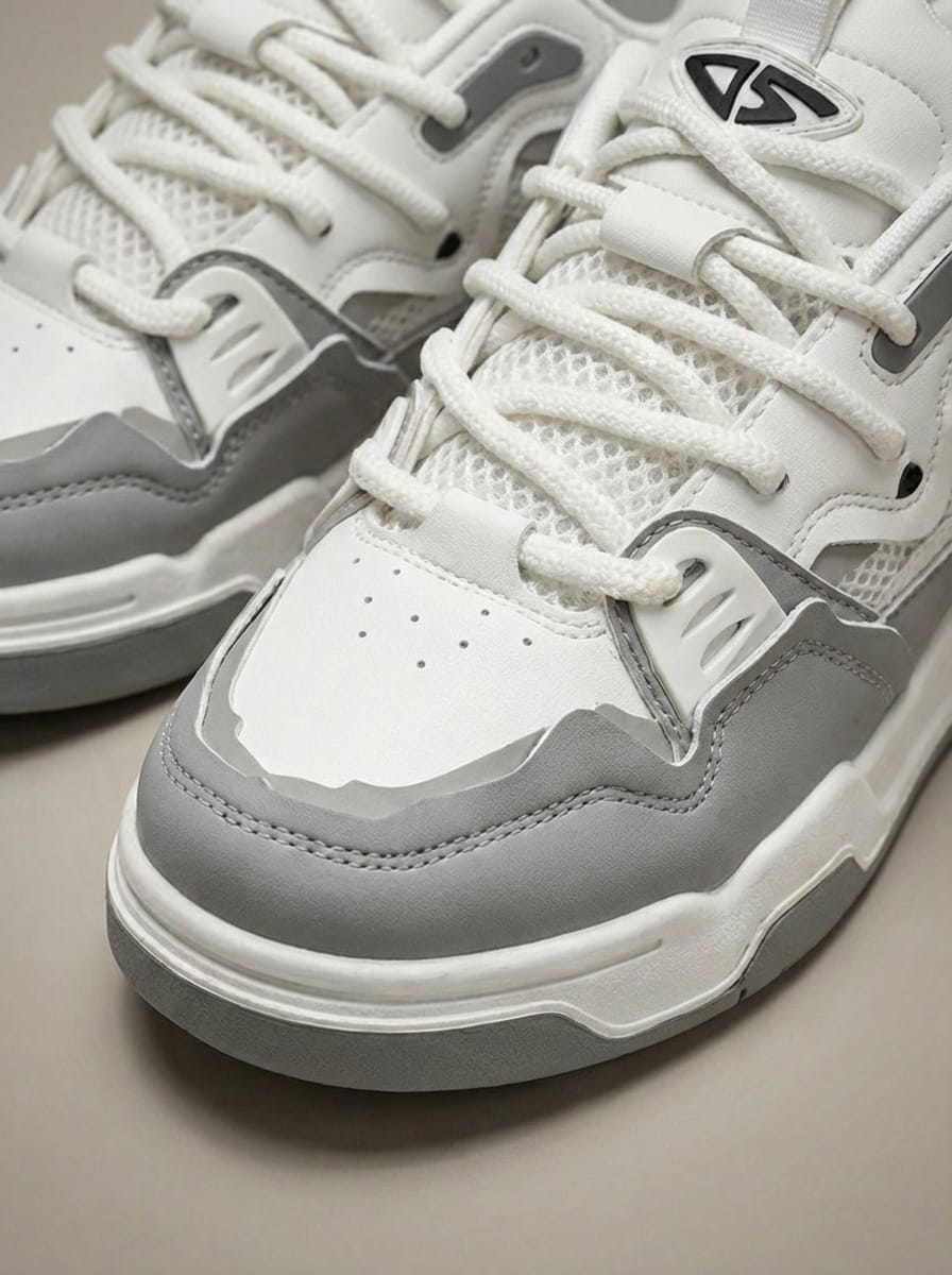 Men's Lace-Up Sport Casual Sneakers | Round Toe