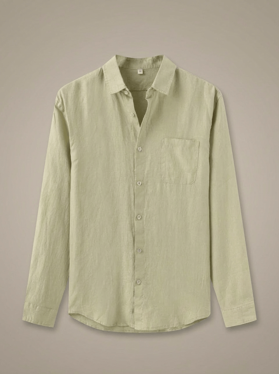 Men’s Long Sleeve Summer Casual Button Down Shirt | Collared