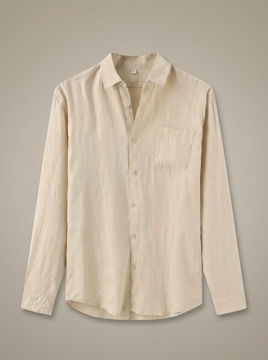 Men’s Long Sleeve Summer Casual Button Down Shirt | Collared