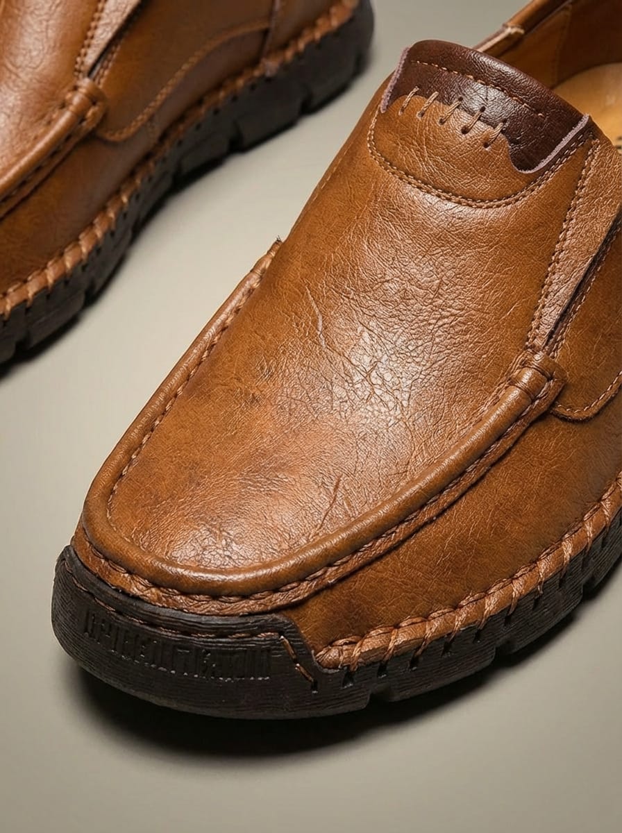 Men’s Round Toe Slip On Loafers | Casual