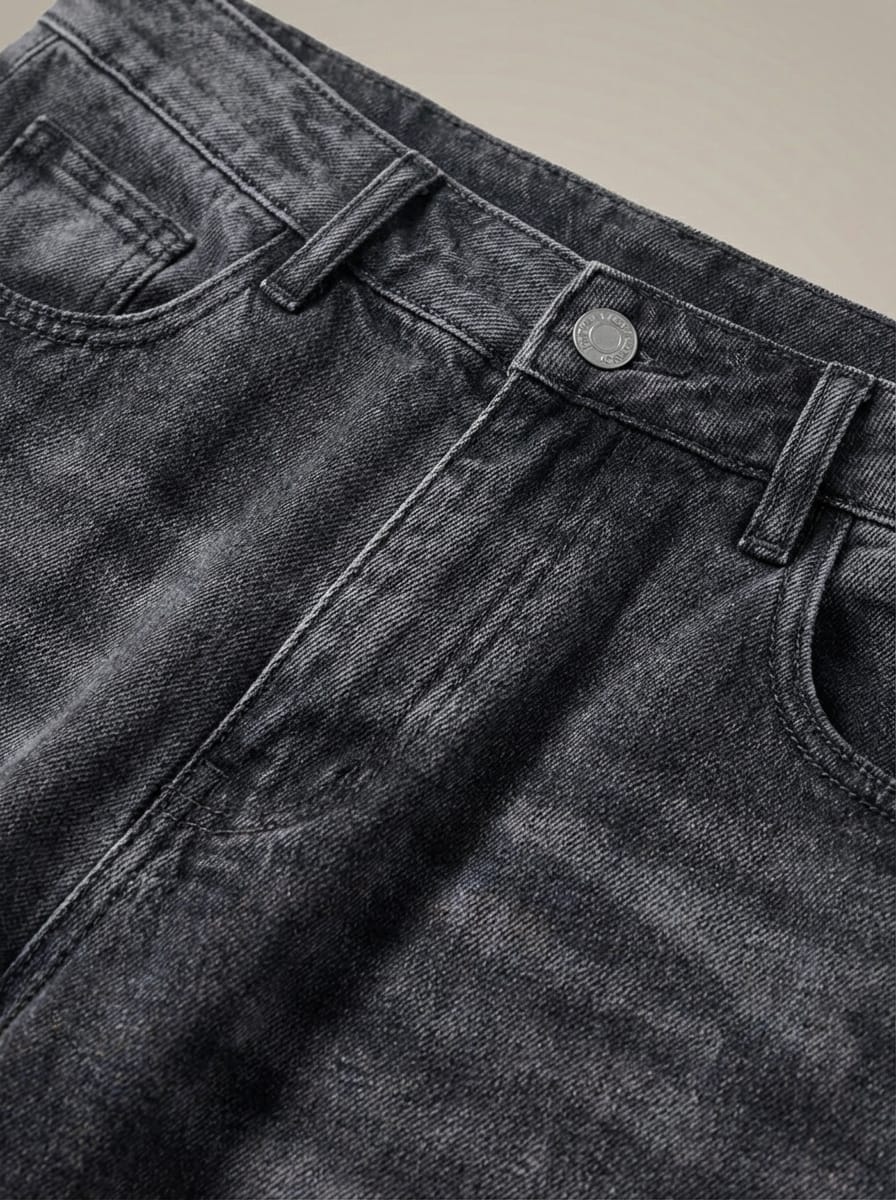 Men’s Straight Fit Vintage Washed Jeans | Classic