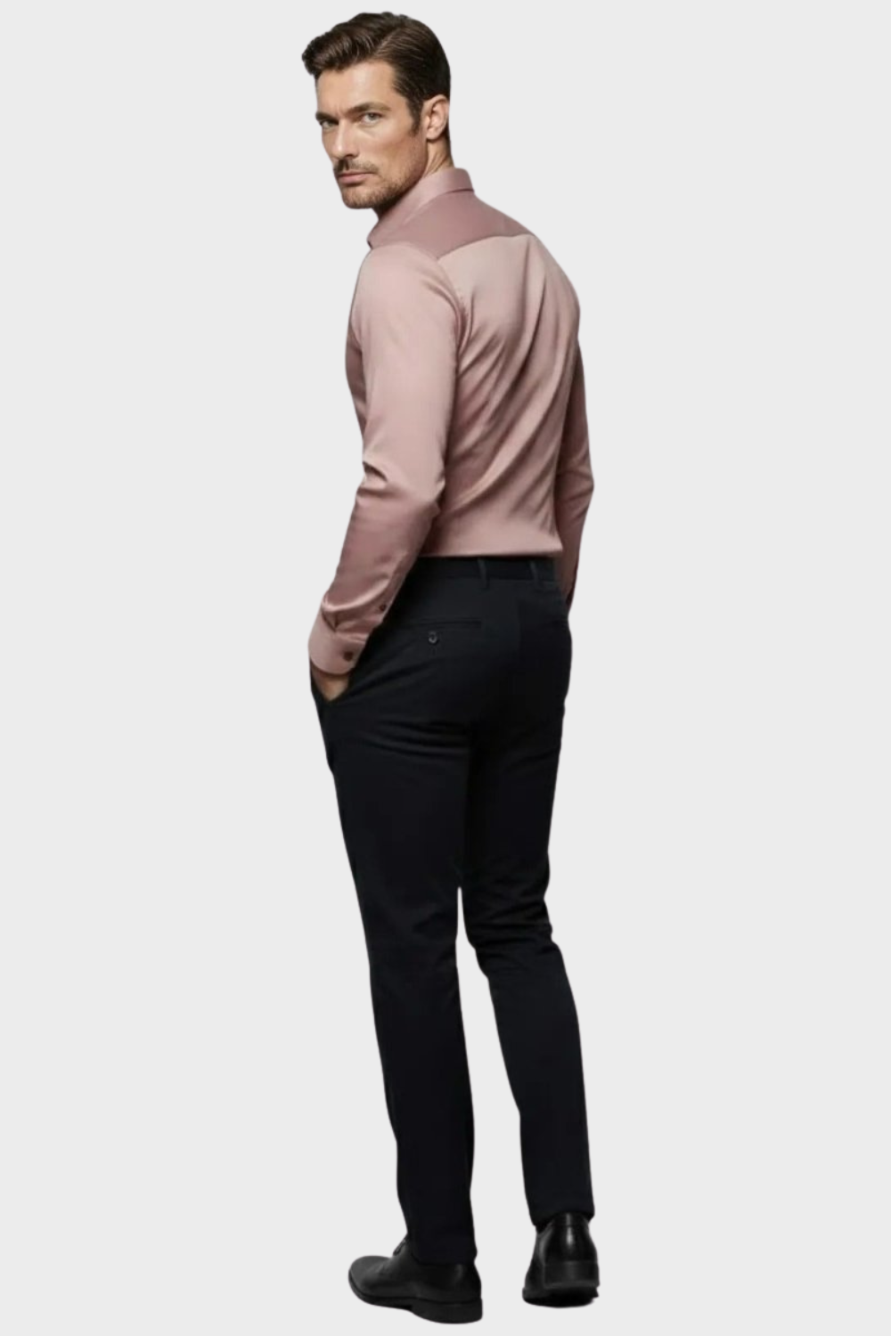 Men's Slim Fit Dress Shirt | Long Sleeve Button Down