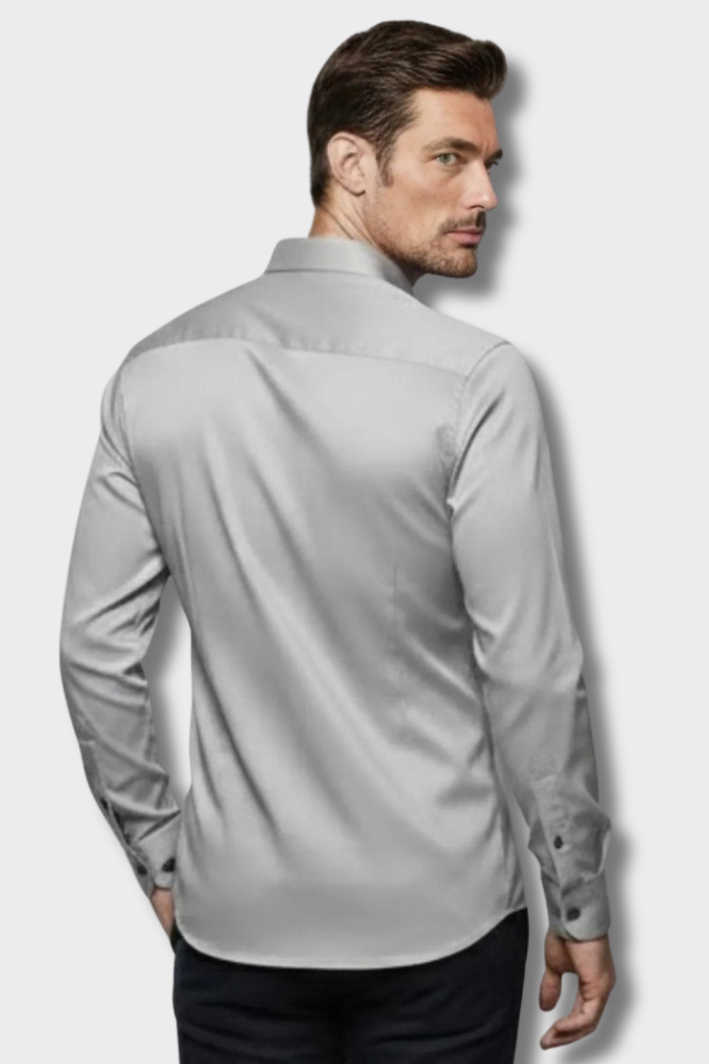 Men's Slim Fit Dress Shirt | Long Sleeve Button Down