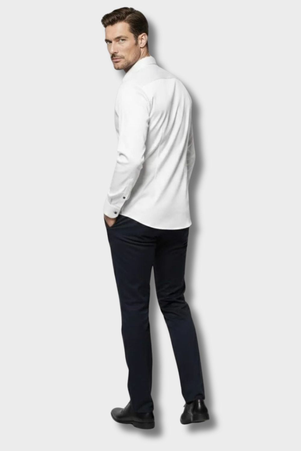 Men's Slim Fit Dress Shirt | Long Sleeve Button Down