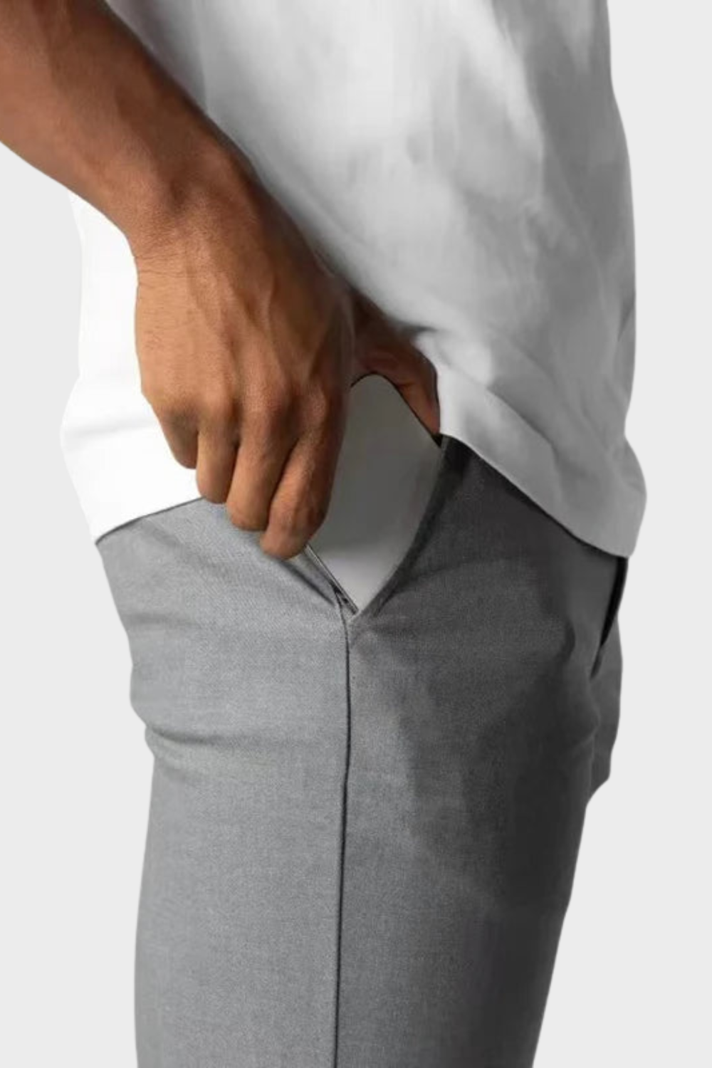 Men's Slim Fit Chinos | Stretch Cotton Smart Casual