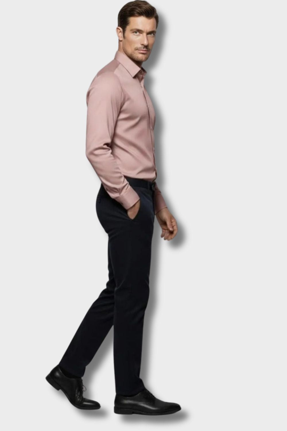 Men's Slim Fit Dress Shirt | Long Sleeve Button Down