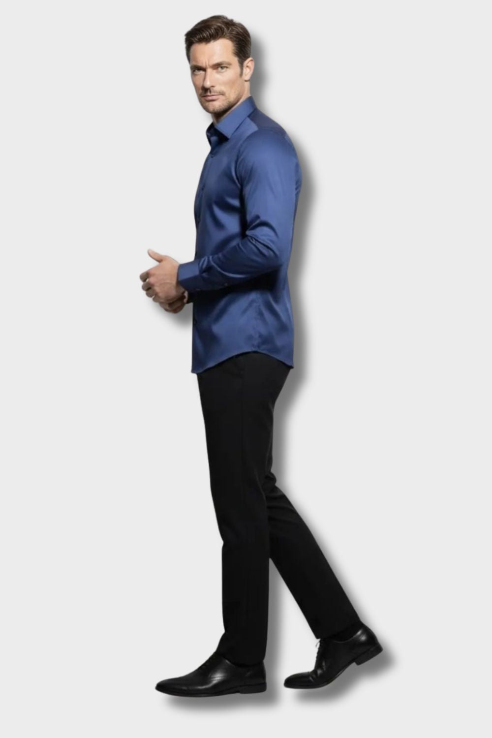 Men's Slim Fit Dress Shirt | Long Sleeve Button Down