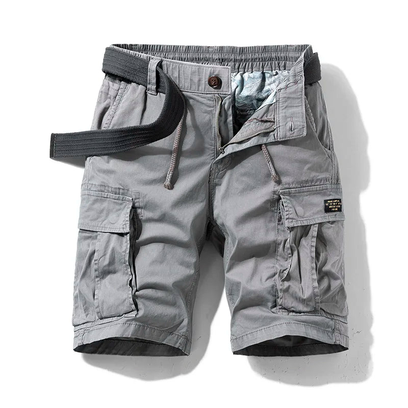 Men's Cotton Cargo Shorts | Multi Pocket Utility Design