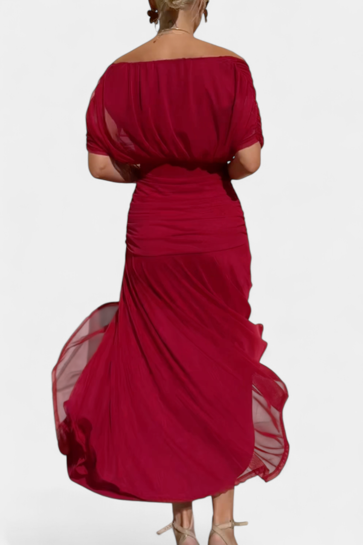 Women's Dress | Floral Pleated Maxi