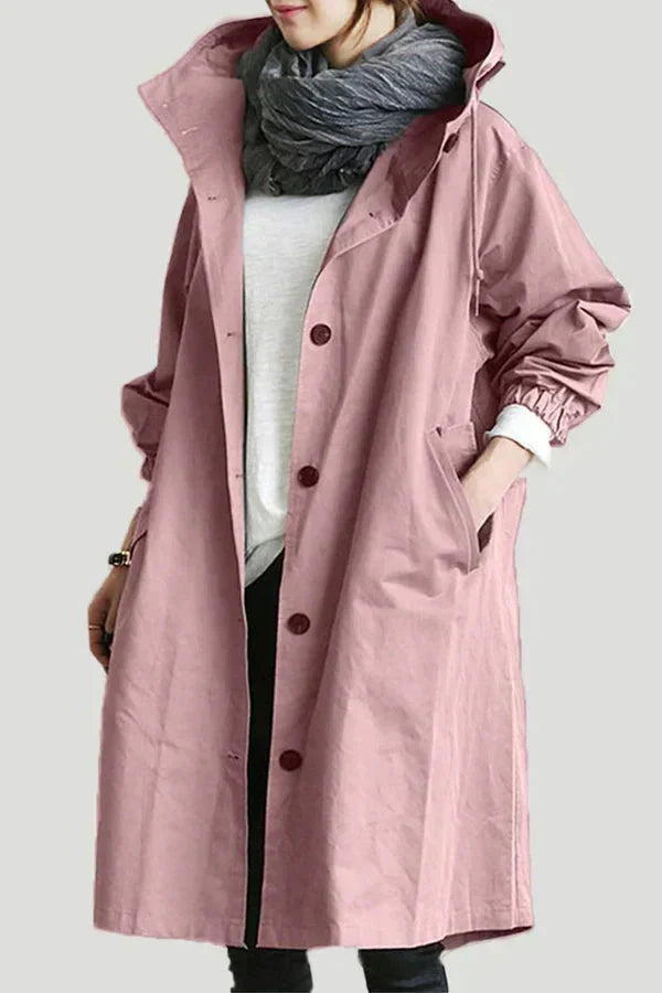 Women’s Waterproof Raincoat | Hooded Urban Style