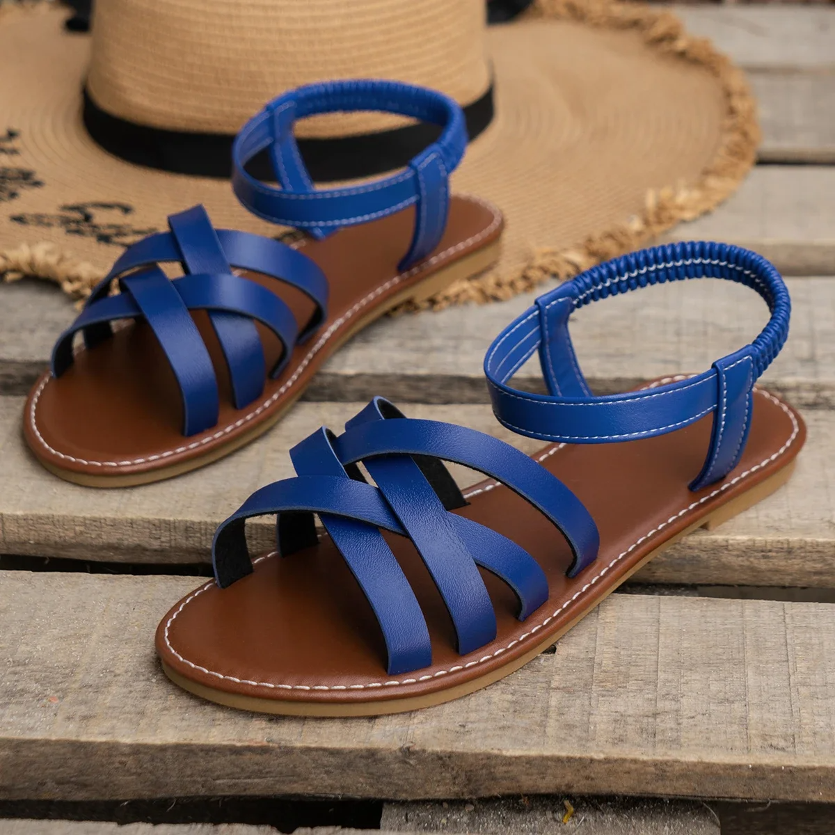 Women Sandals | Orthopedic Spring Criss Cross Strap