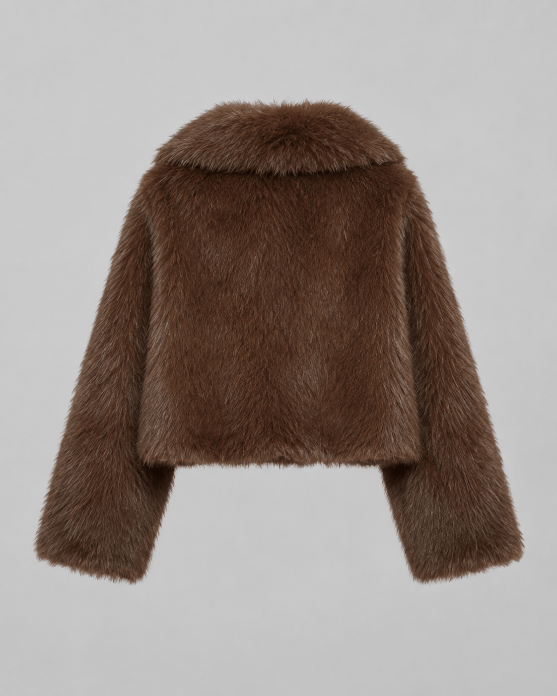 Cropped Womens Jackets with a Wide Shawl Collar and Soft Lined Interior