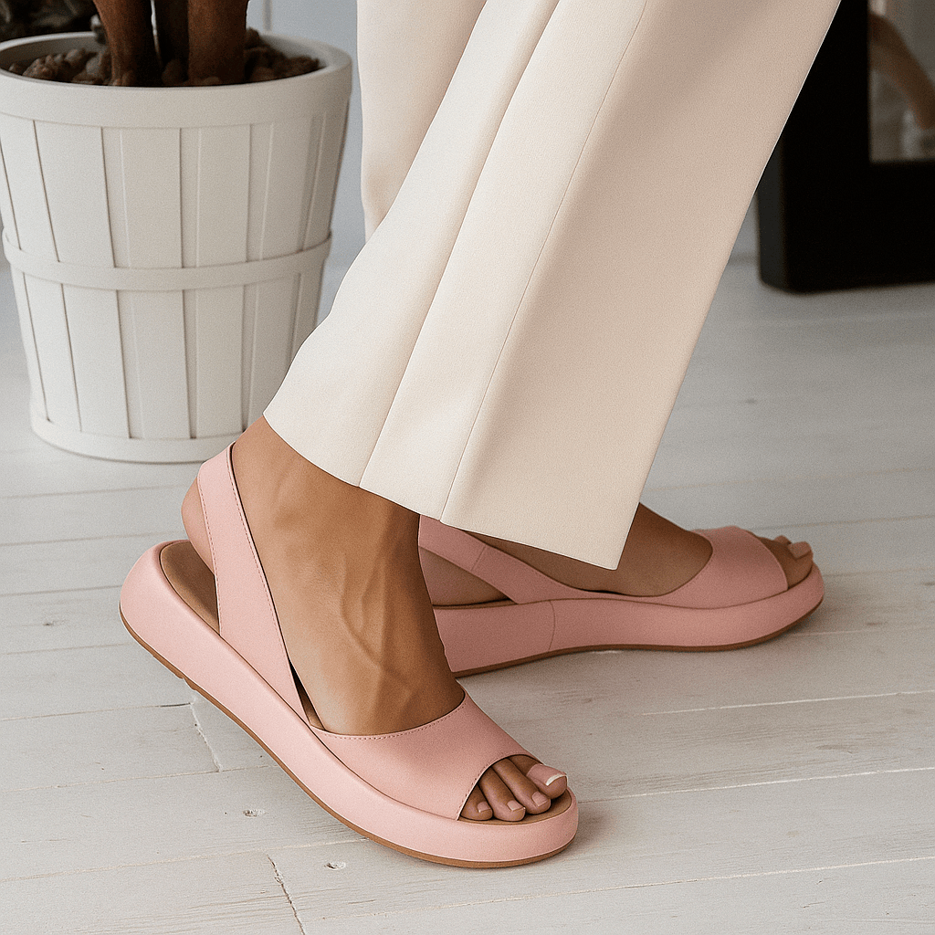 Women's Open Toe Slingback Sandals | Non-Slip