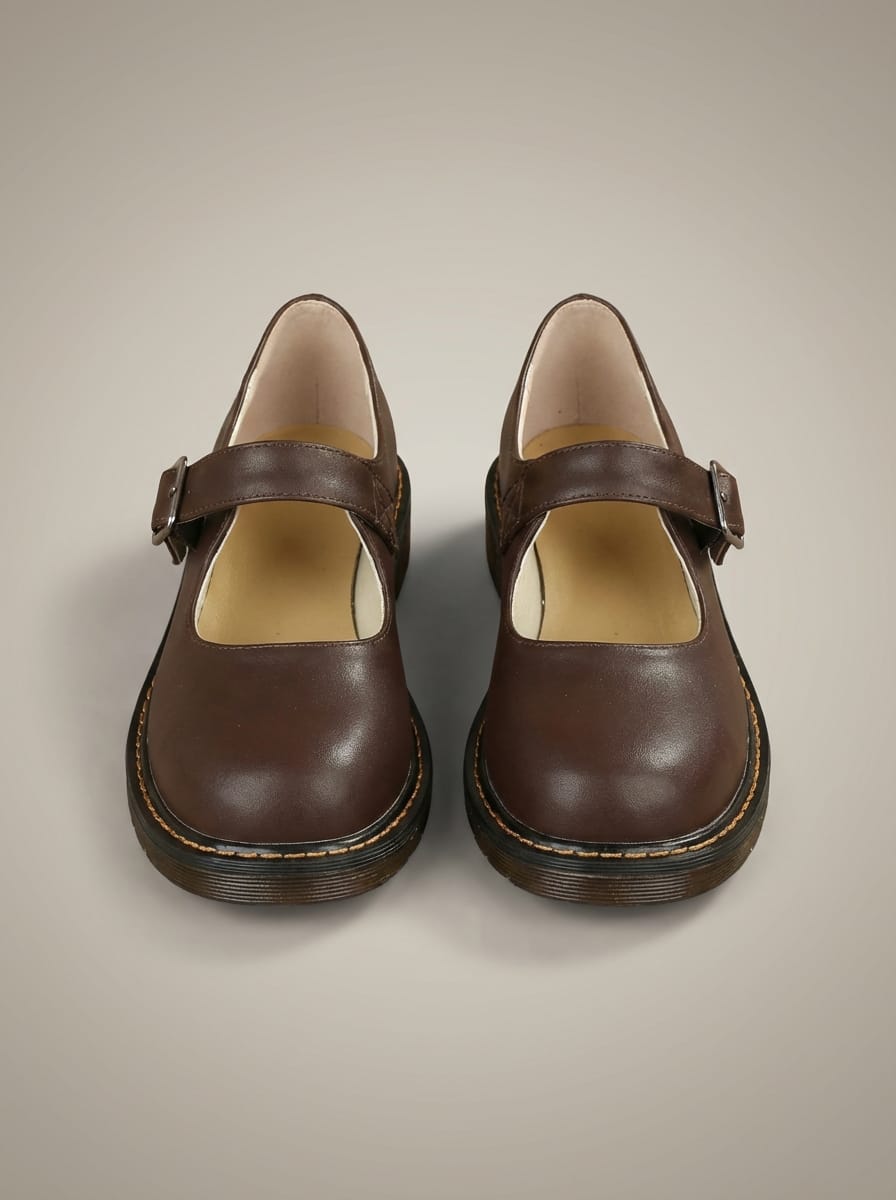 Women's Round Toe Flat Buckle Shoes | Casual