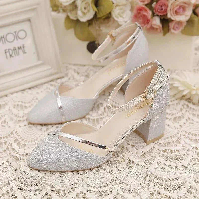 Women's Sandals | Ankle Strap Block Heel