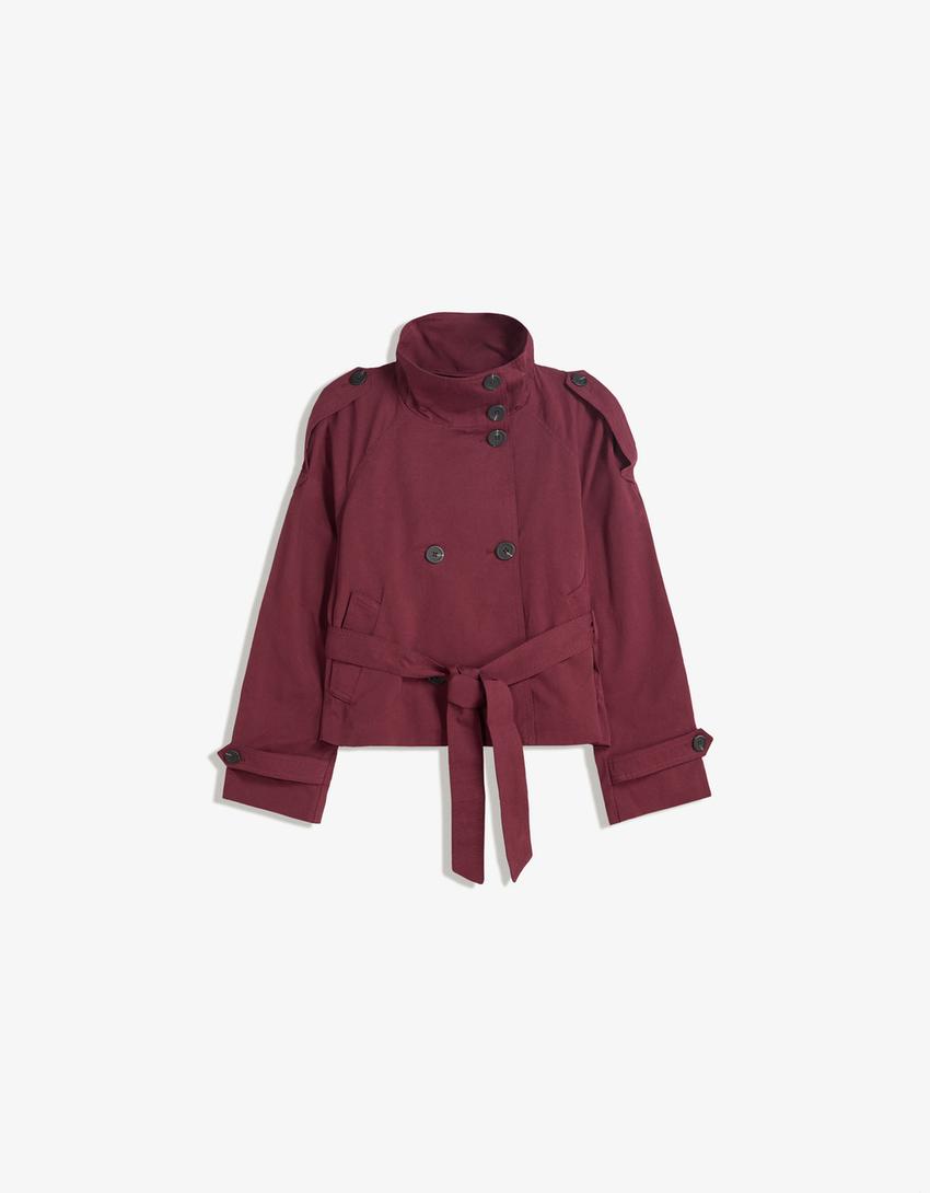 Women’s Short Trench Coat | Double Breasted