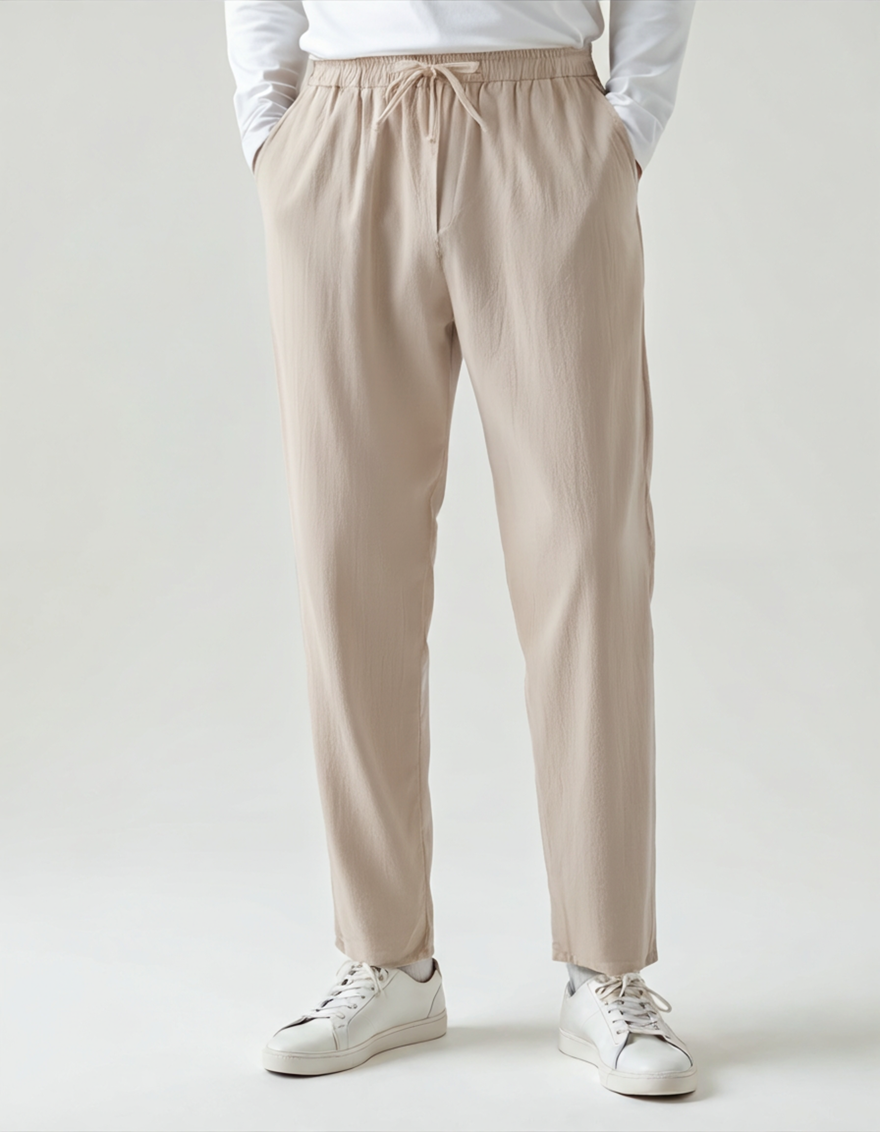 Men’s Drawstring Trousers | Relaxed Fit Summer Casual Aesthetic