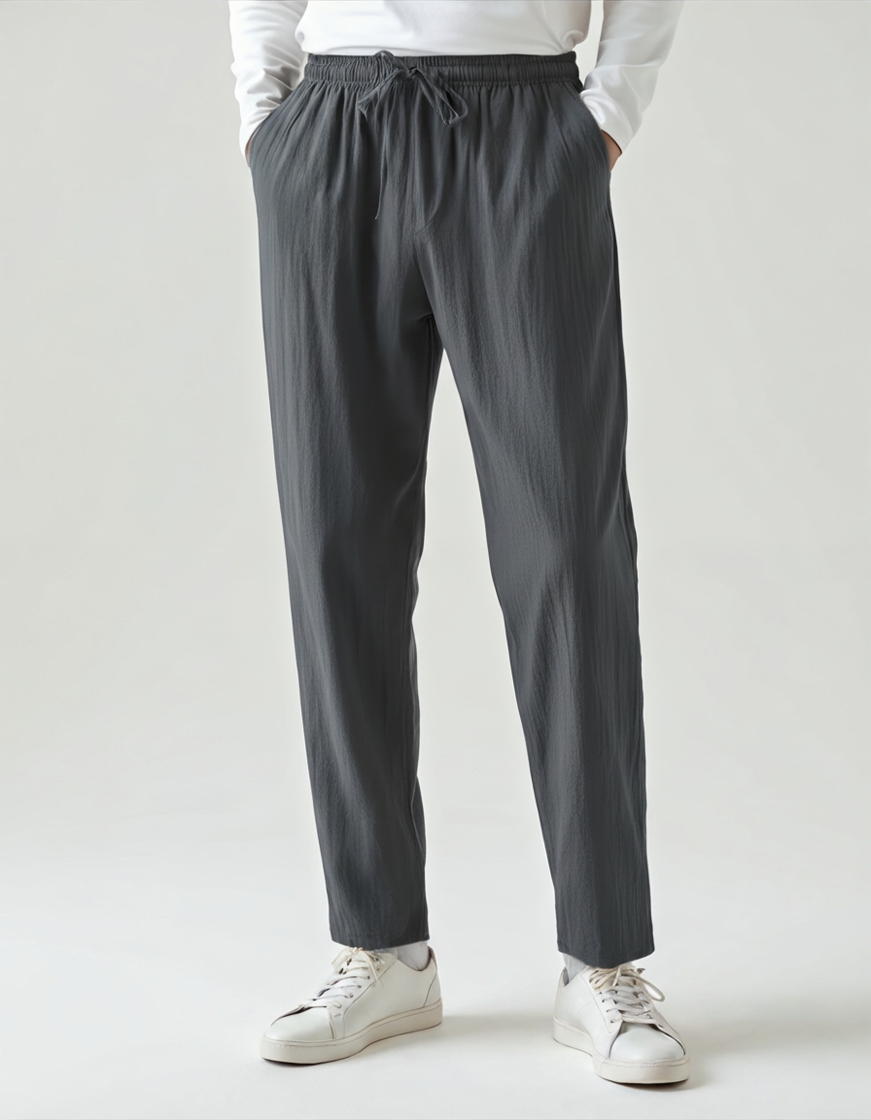 Men’s Drawstring Trousers | Relaxed Fit Summer Casual Aesthetic