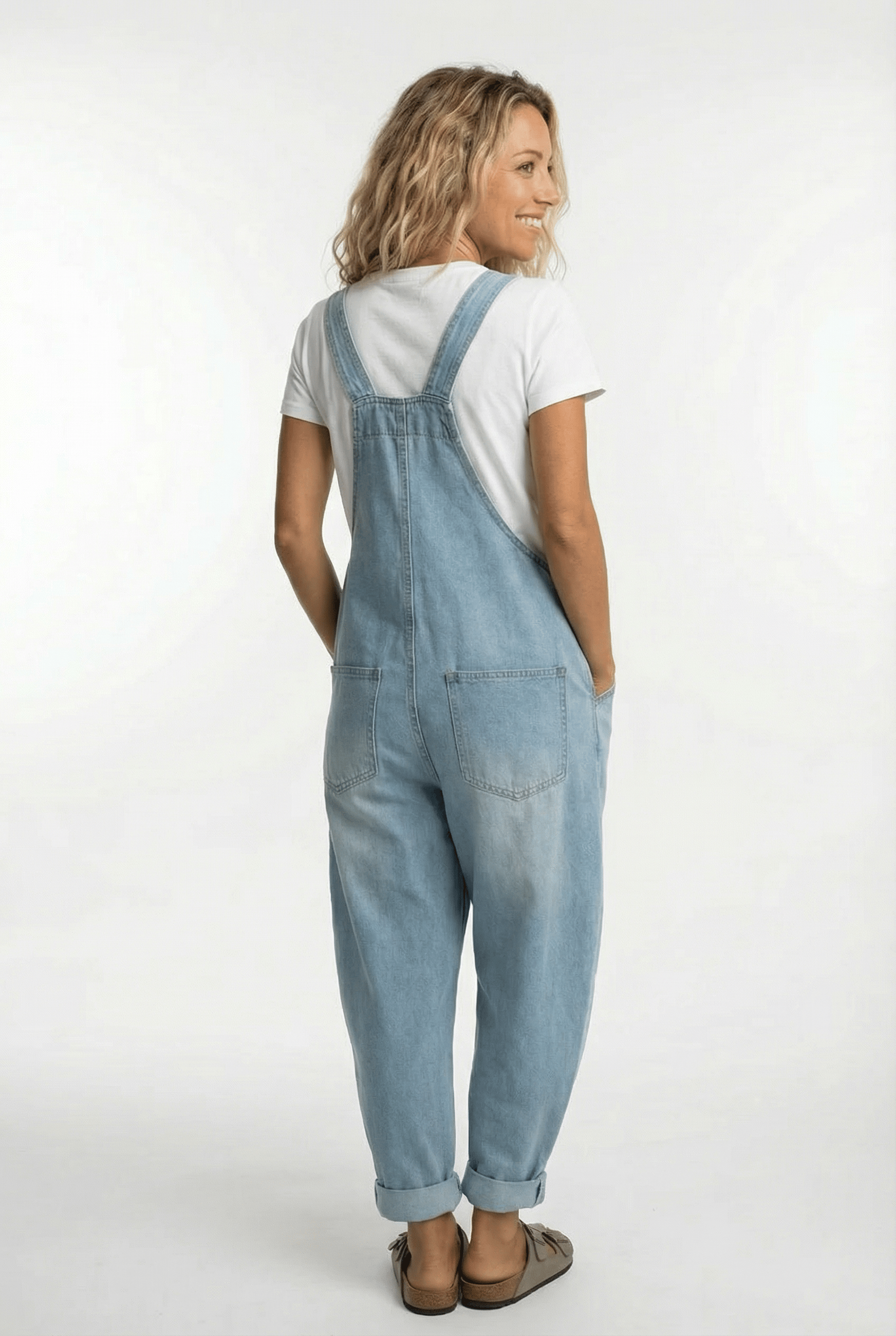 Women's Jumpsuit | Double Pocket Adjustable Buckle