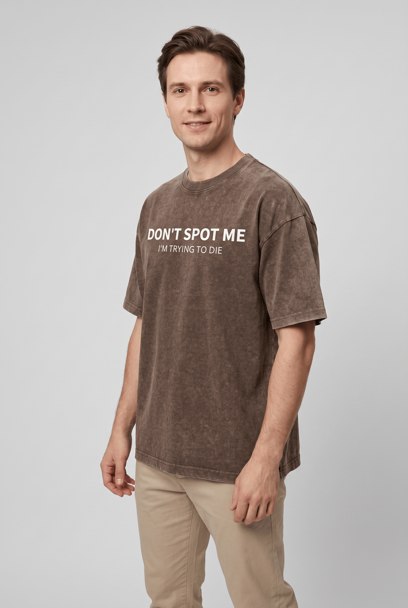 Men's Round Neck Short Sleeves Drop Shoulder T-Shirt | Casual