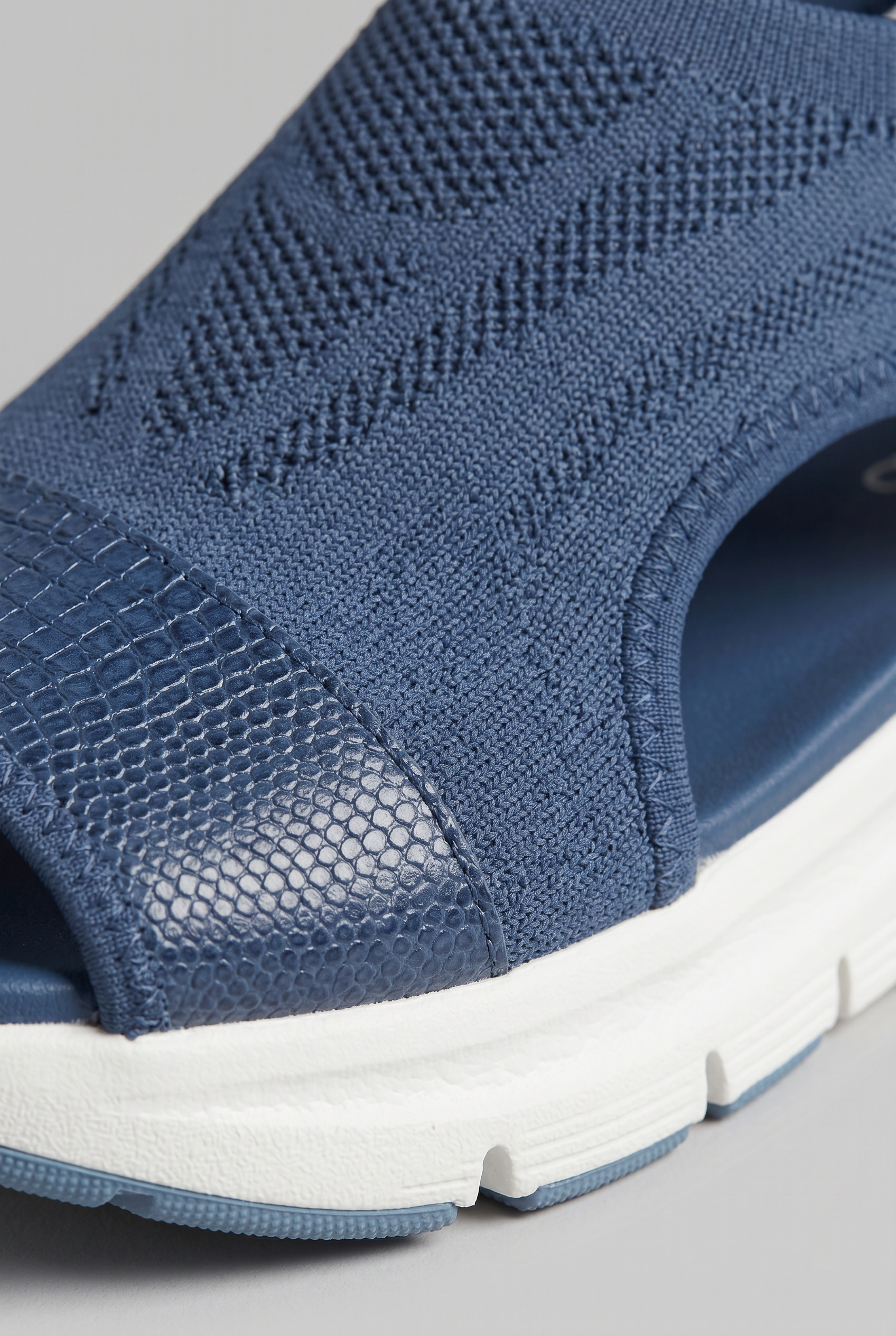 Women’s Open Toe Slip On Sandals | Knit