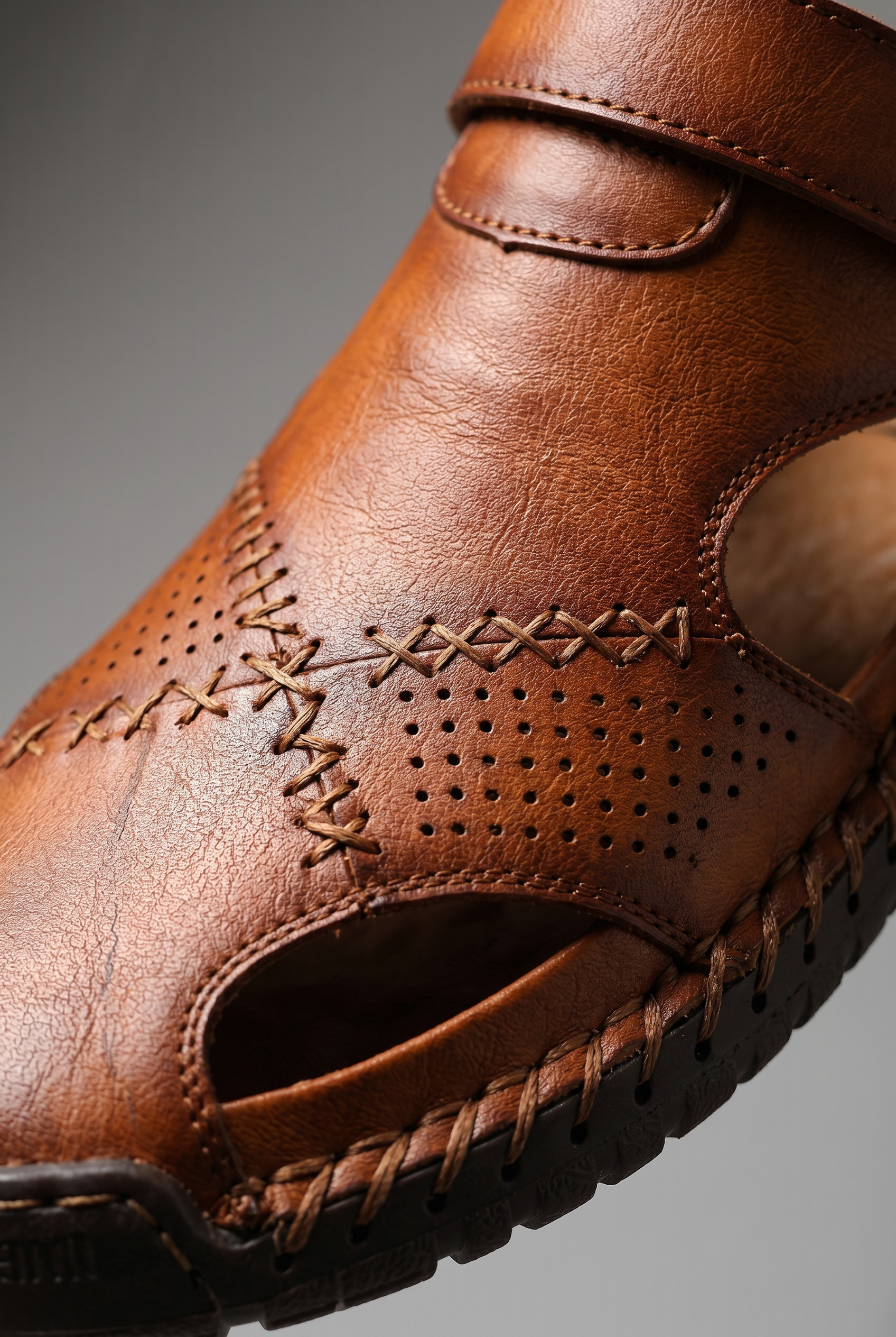 Men’s Round Toe Slip On Clogs | Cut Out Design