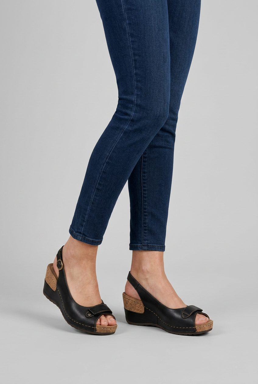 Women’s Open Toe Strap Sandals | Slingback Strap