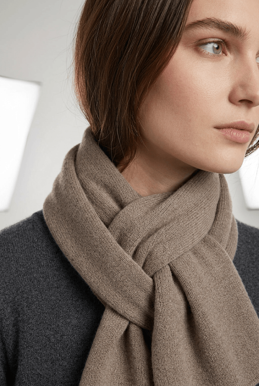Unisex Winter Scarf | Ribbed Knit & Extra Long