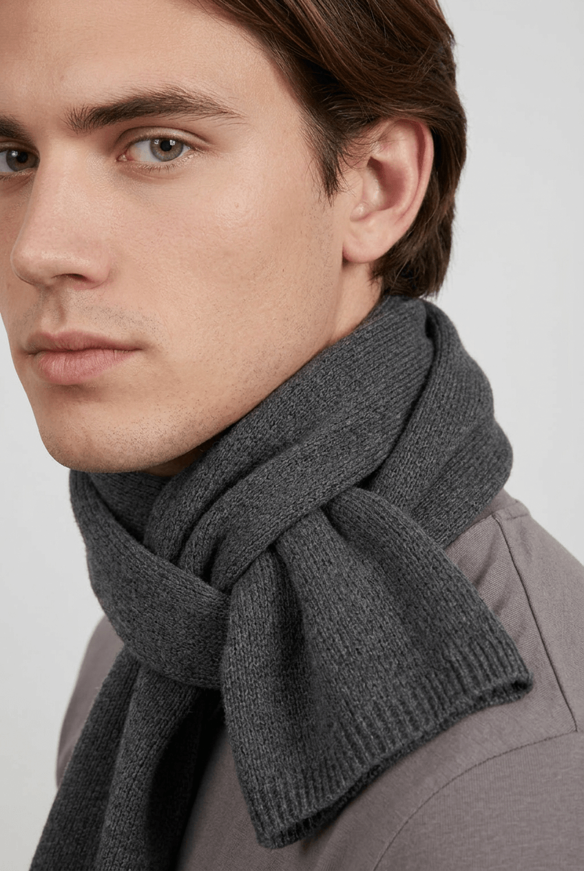 Unisex Winter Scarf | Ribbed Knit & Extra Long