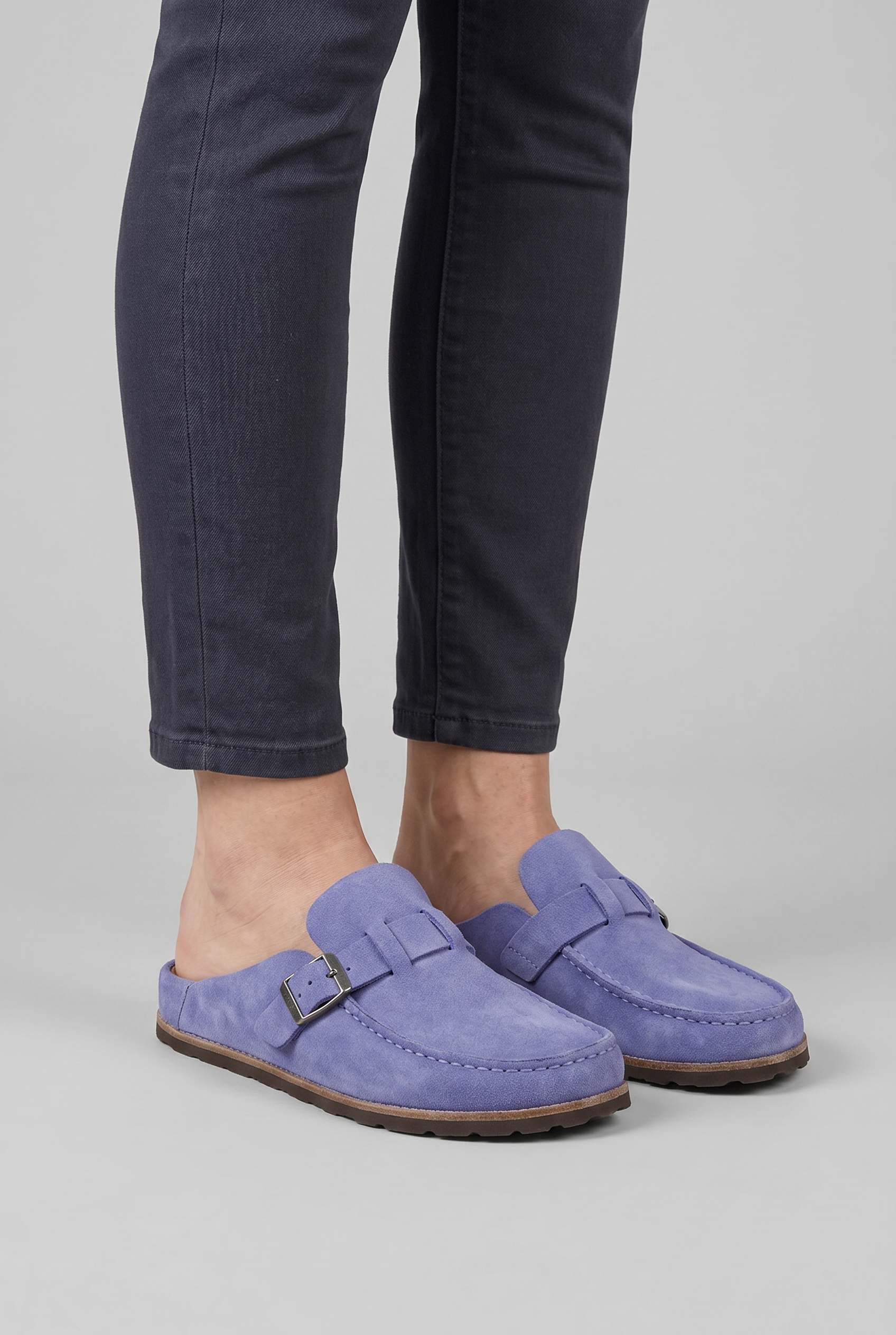 Women’s Round Toe Slip On Clogs | Cork Sole