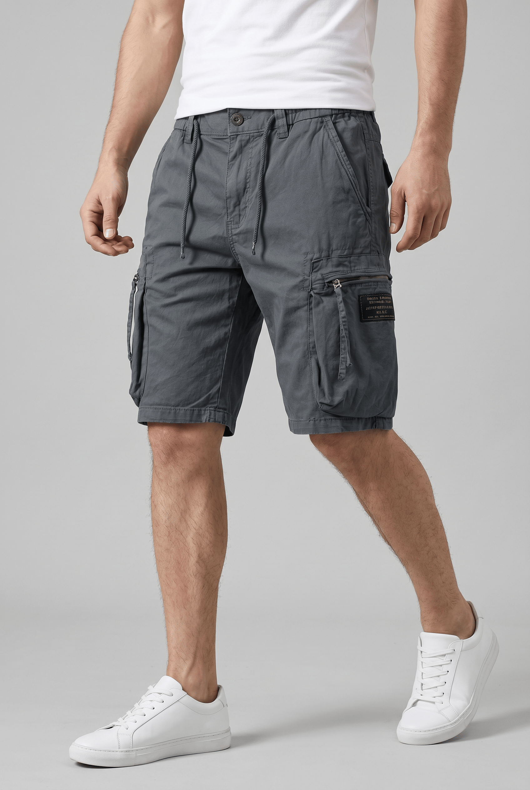 Men's Tactical Cargo Drawstring Summer Shorts | Multi Pocket