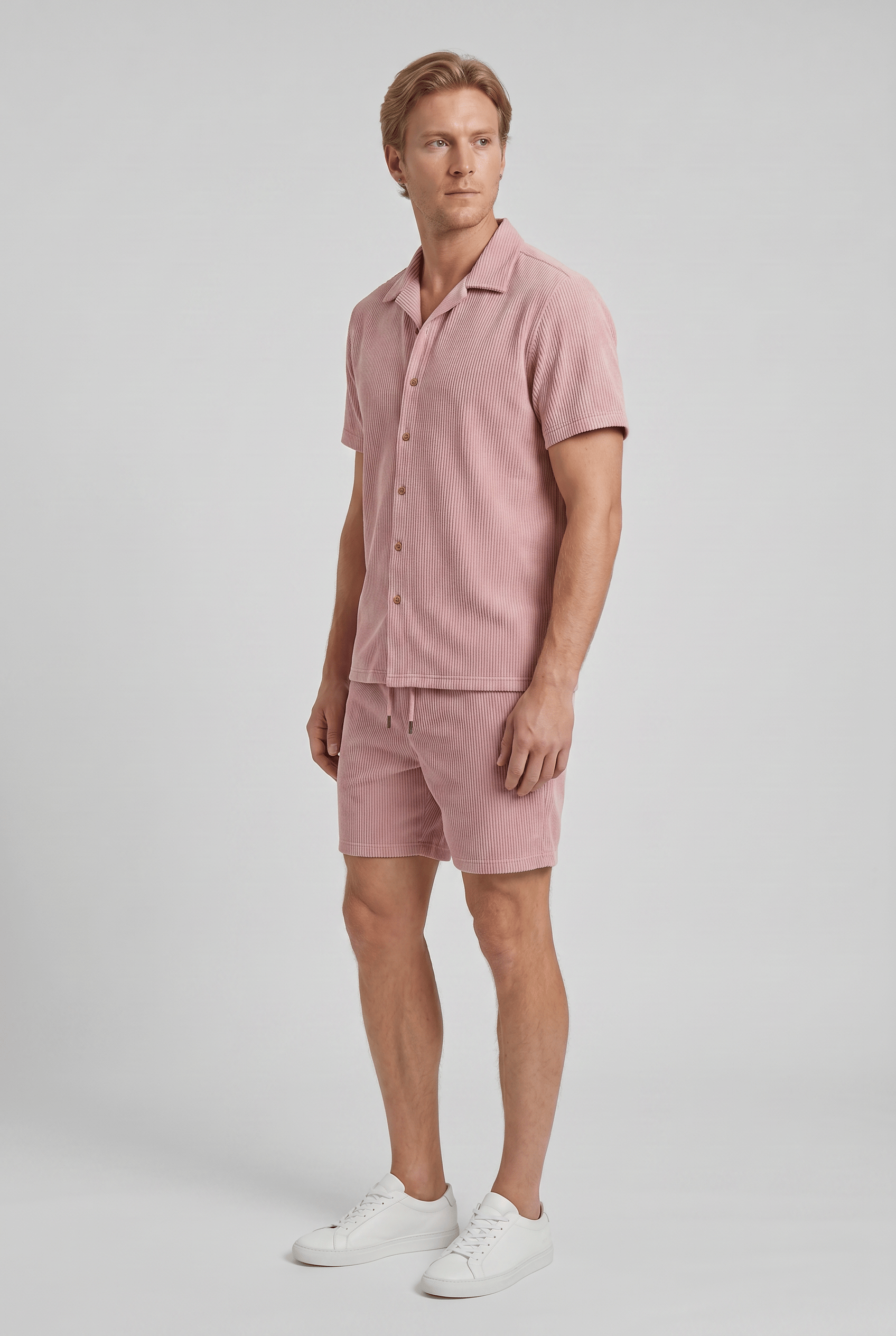 Men’s Ribbed Co-Ord Summer Set | Casual