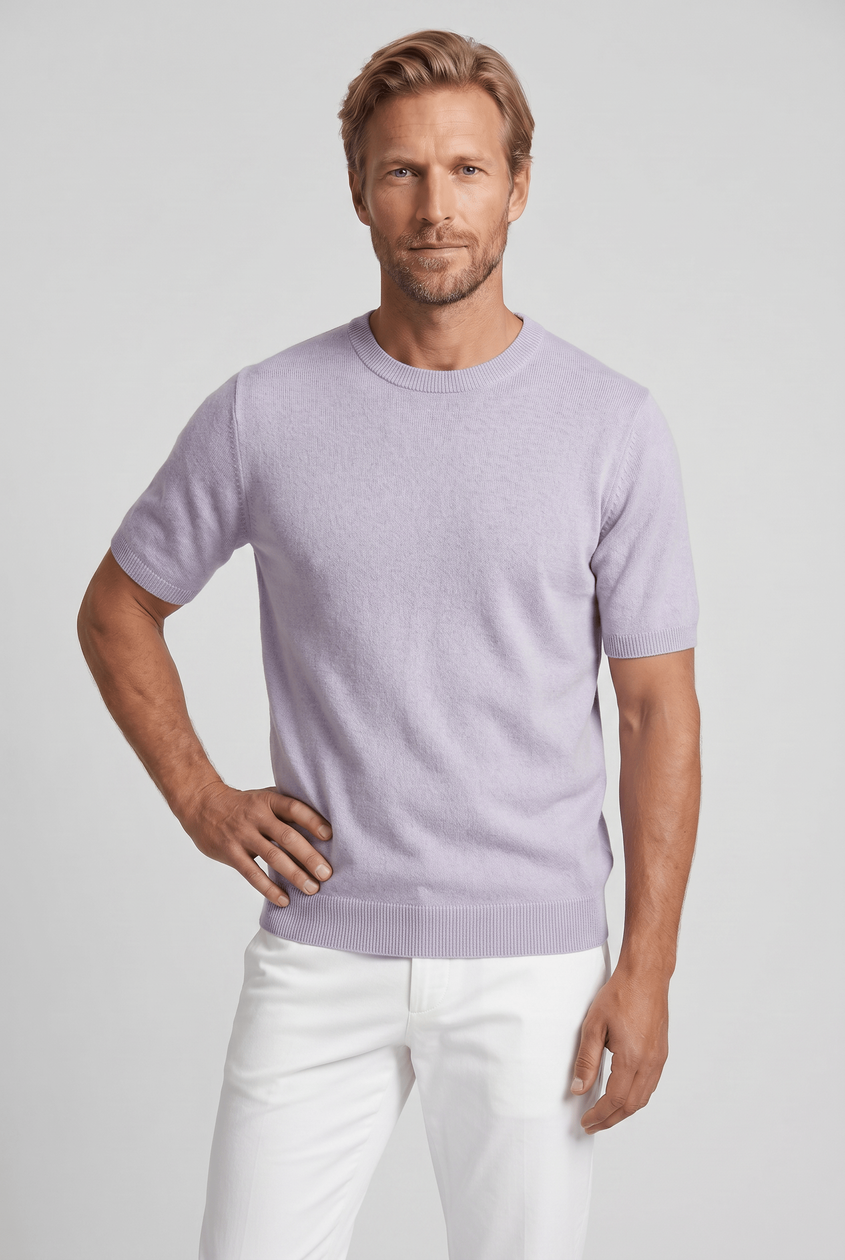 Men’s Crew Neck Short Sleeve Summer T-Shirt | Relaxed Fit