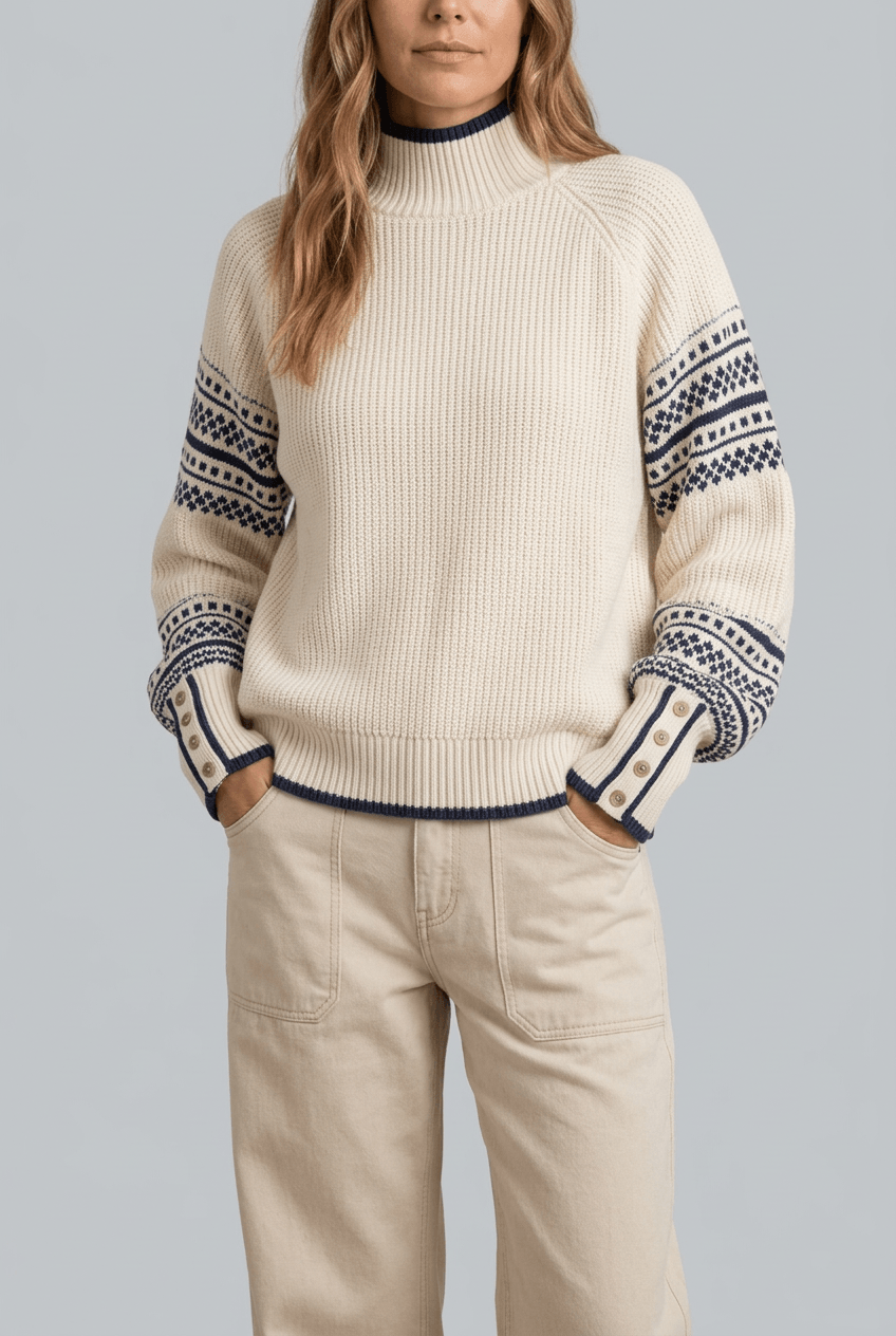 Women's Fair Isle Roll Neck Jumper